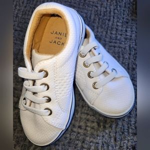 Janie and Jack White Toddler Girl Sneakers